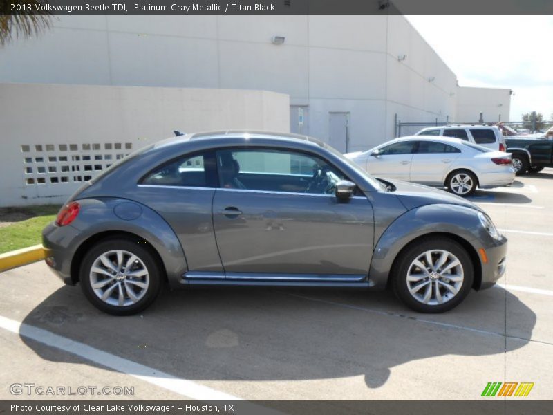 Platinum Gray Metallic / Titan Black 2013 Volkswagen Beetle TDI