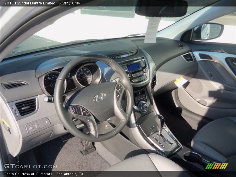 Silver / Gray 2013 Hyundai Elantra Limited