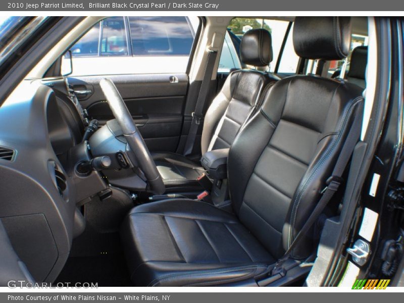 Brilliant Black Crystal Pearl / Dark Slate Gray 2010 Jeep Patriot Limited