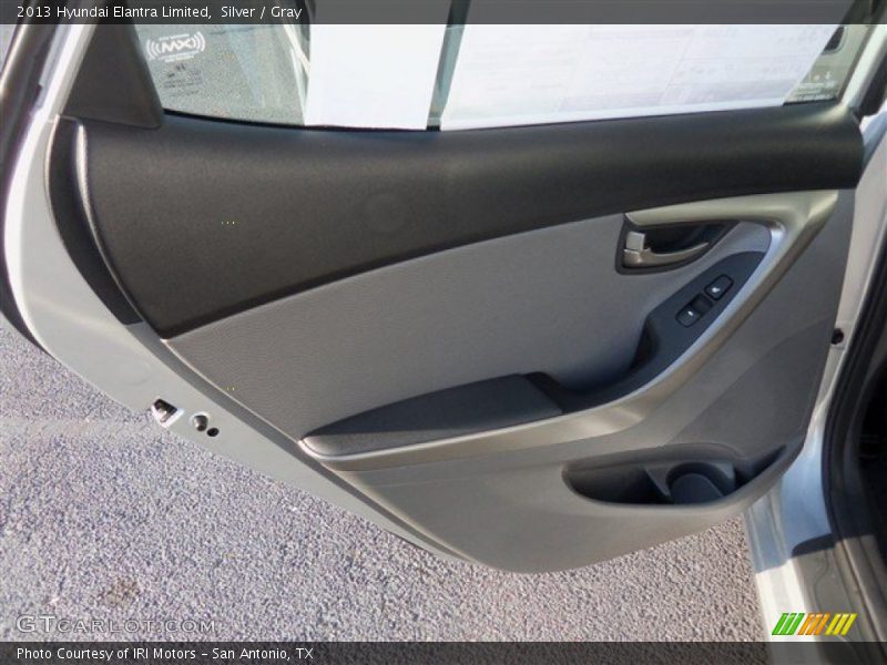 Silver / Gray 2013 Hyundai Elantra Limited