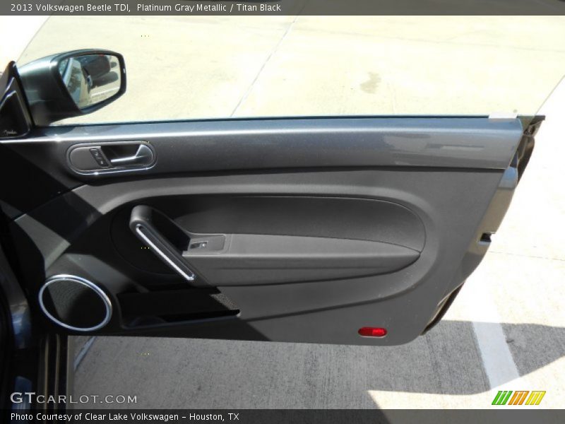 Platinum Gray Metallic / Titan Black 2013 Volkswagen Beetle TDI