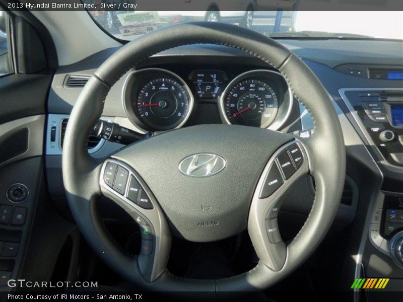 Silver / Gray 2013 Hyundai Elantra Limited