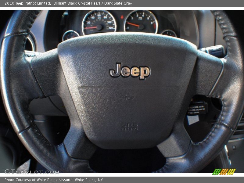 Brilliant Black Crystal Pearl / Dark Slate Gray 2010 Jeep Patriot Limited