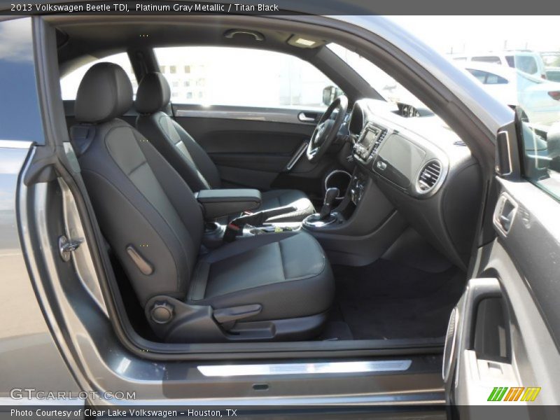 Platinum Gray Metallic / Titan Black 2013 Volkswagen Beetle TDI