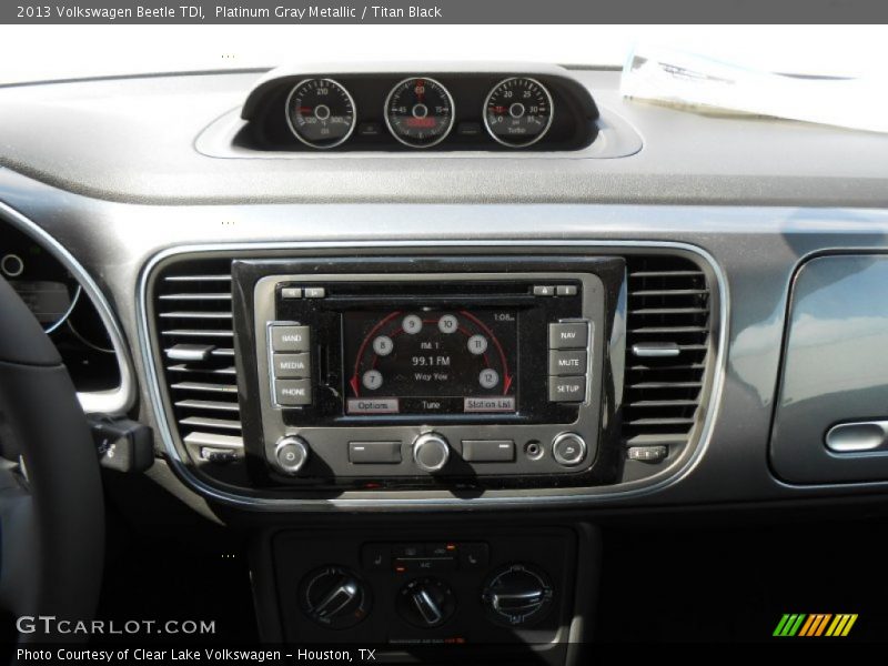 Platinum Gray Metallic / Titan Black 2013 Volkswagen Beetle TDI