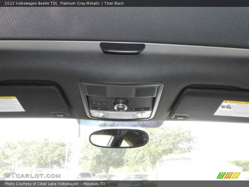 Platinum Gray Metallic / Titan Black 2013 Volkswagen Beetle TDI