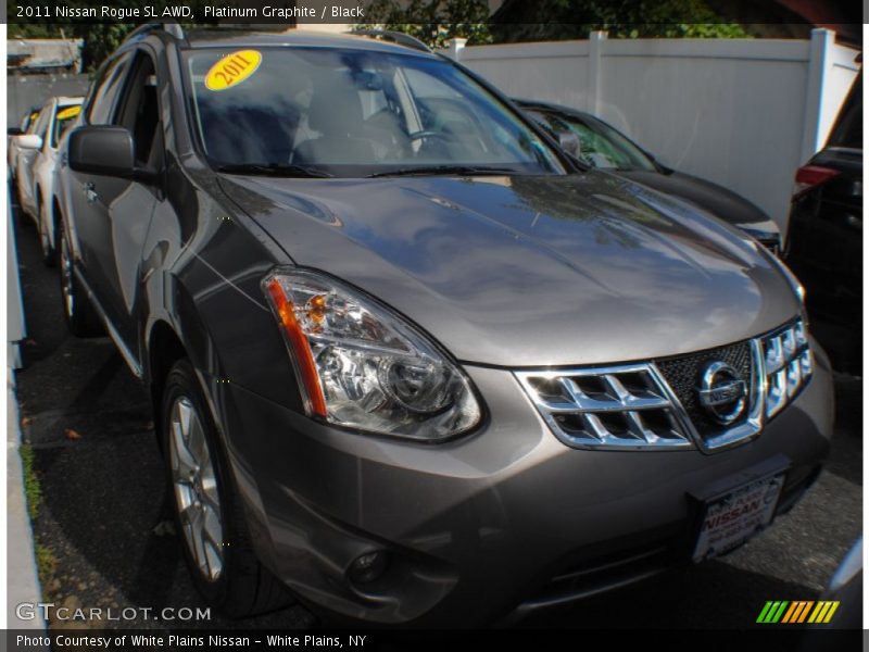 Platinum Graphite / Black 2011 Nissan Rogue SL AWD