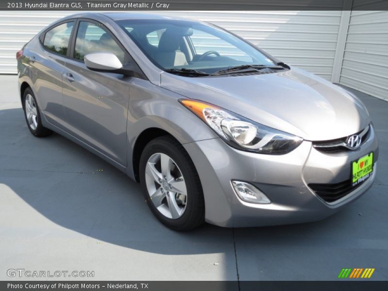 Titanium Gray Metallic / Gray 2013 Hyundai Elantra GLS