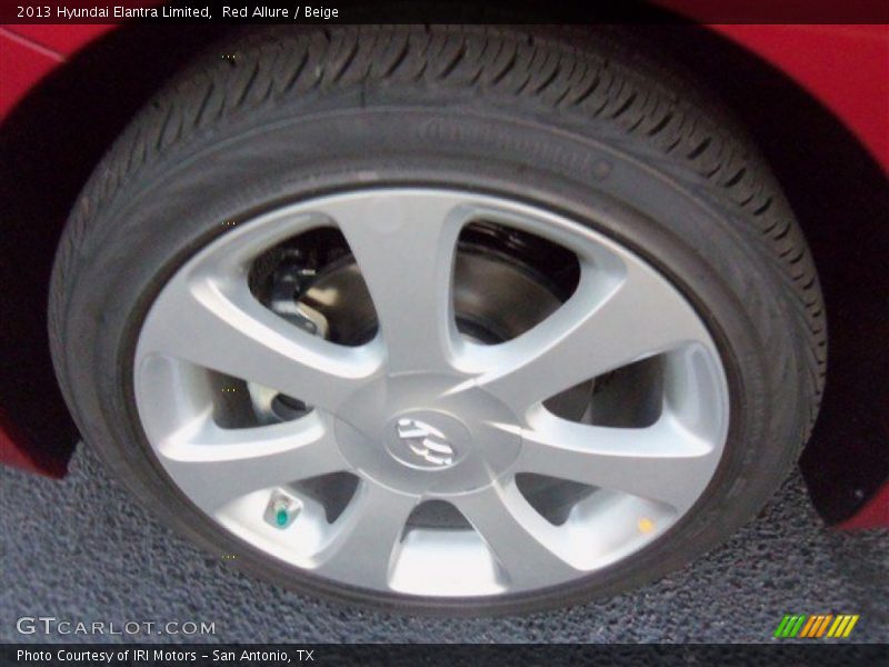 Red Allure / Beige 2013 Hyundai Elantra Limited