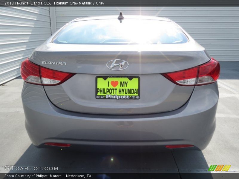 Titanium Gray Metallic / Gray 2013 Hyundai Elantra GLS