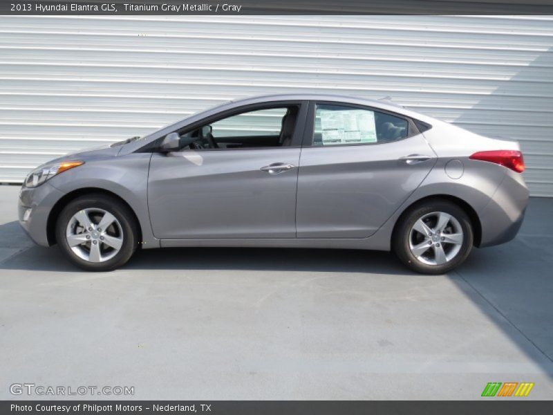 Titanium Gray Metallic / Gray 2013 Hyundai Elantra GLS