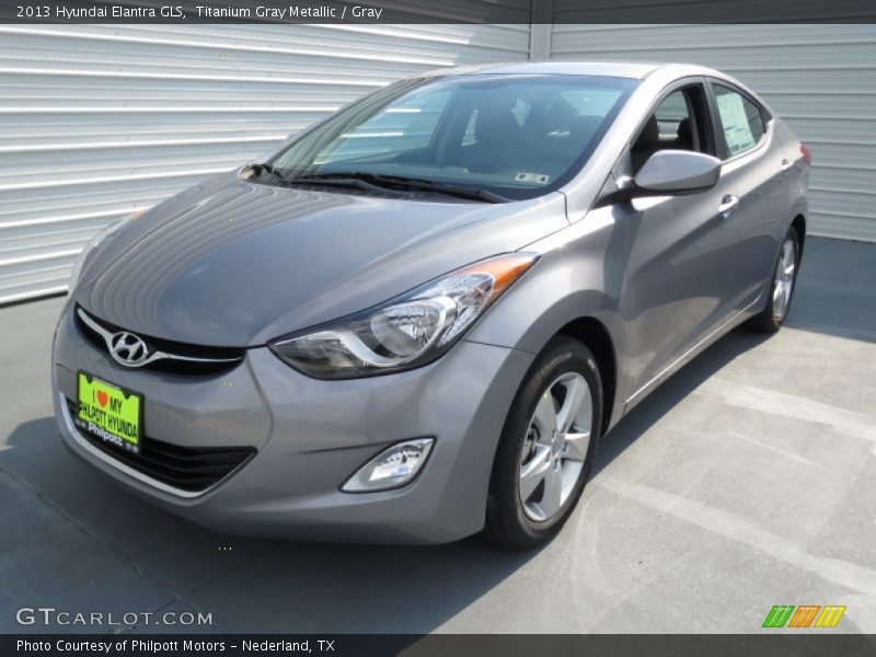 Titanium Gray Metallic / Gray 2013 Hyundai Elantra GLS