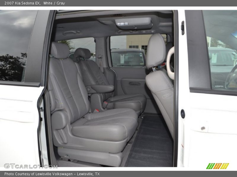 White / Gray 2007 Kia Sedona EX