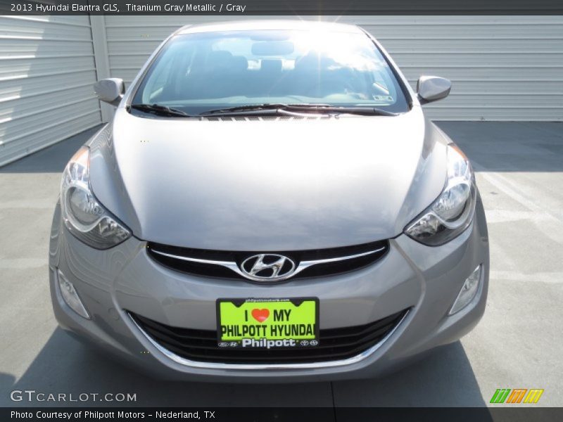Titanium Gray Metallic / Gray 2013 Hyundai Elantra GLS