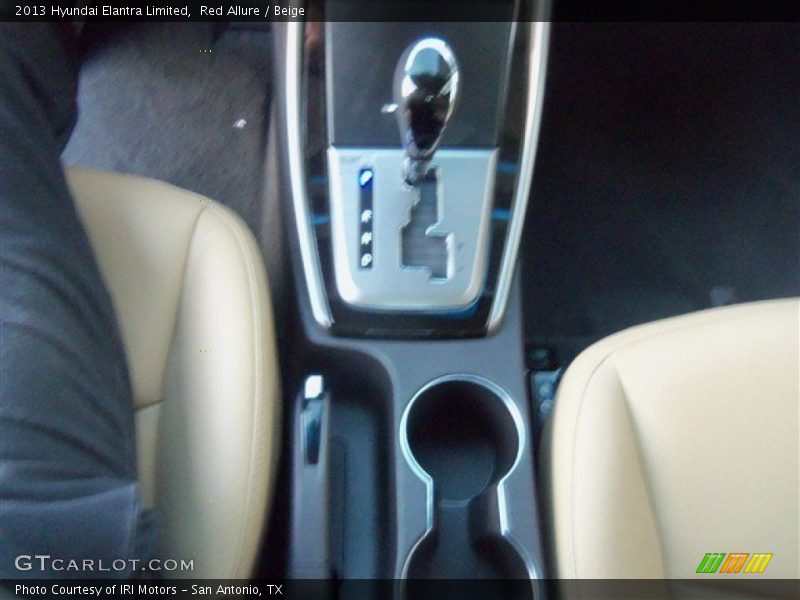 Red Allure / Beige 2013 Hyundai Elantra Limited