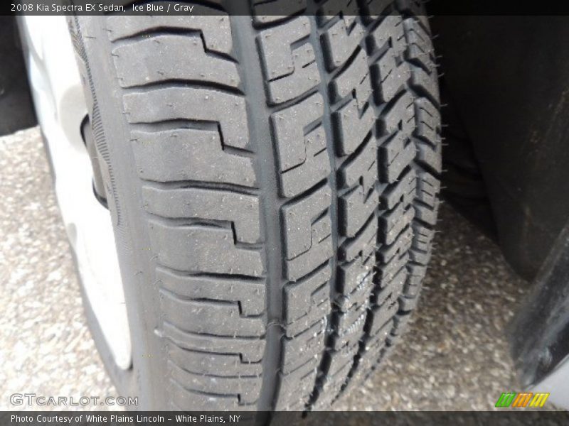 Ice Blue / Gray 2008 Kia Spectra EX Sedan