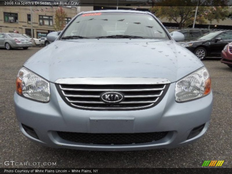 Ice Blue / Gray 2008 Kia Spectra EX Sedan