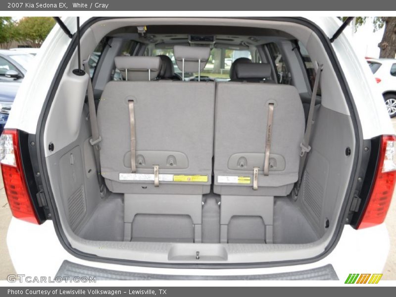 White / Gray 2007 Kia Sedona EX