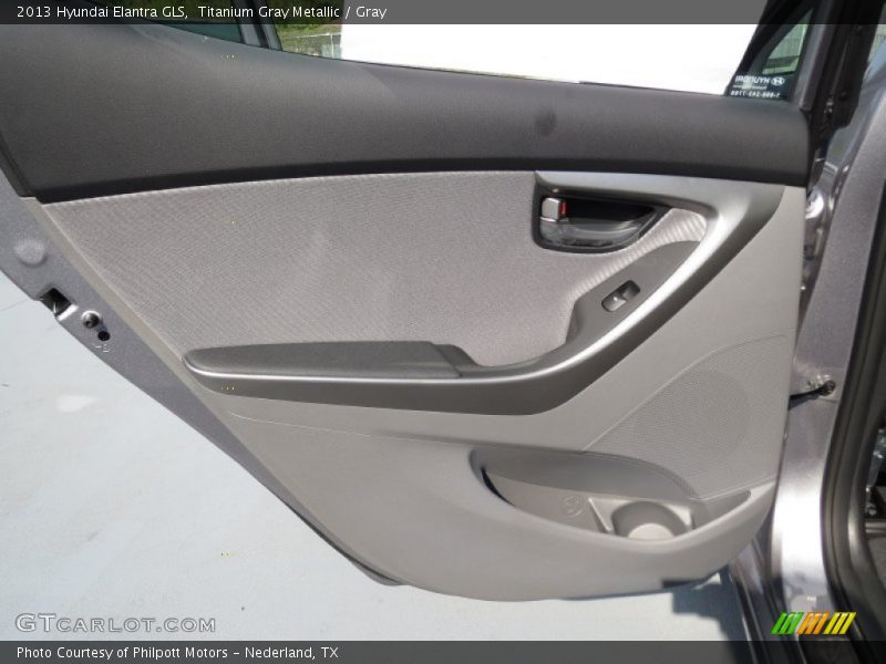 Titanium Gray Metallic / Gray 2013 Hyundai Elantra GLS