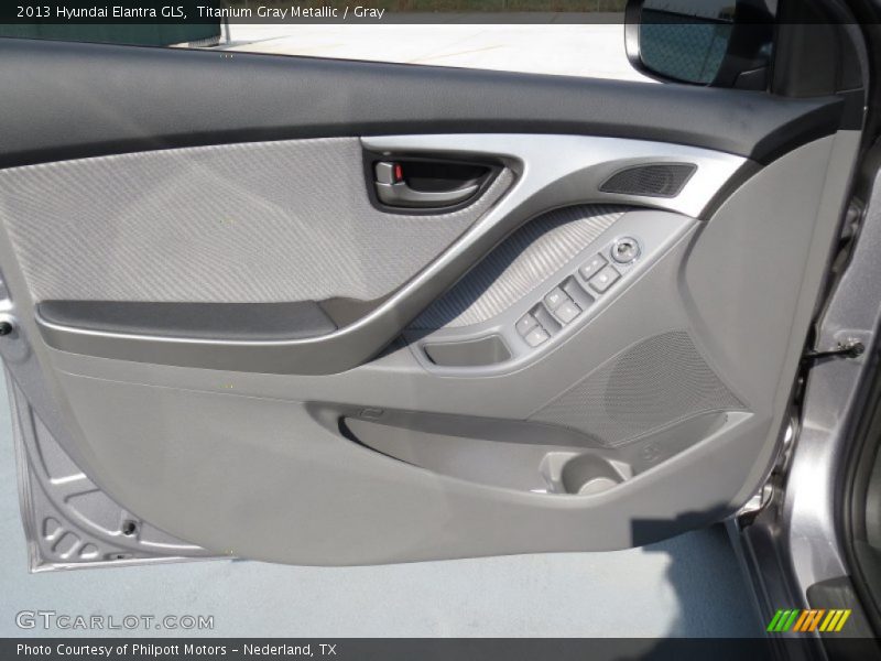 Titanium Gray Metallic / Gray 2013 Hyundai Elantra GLS