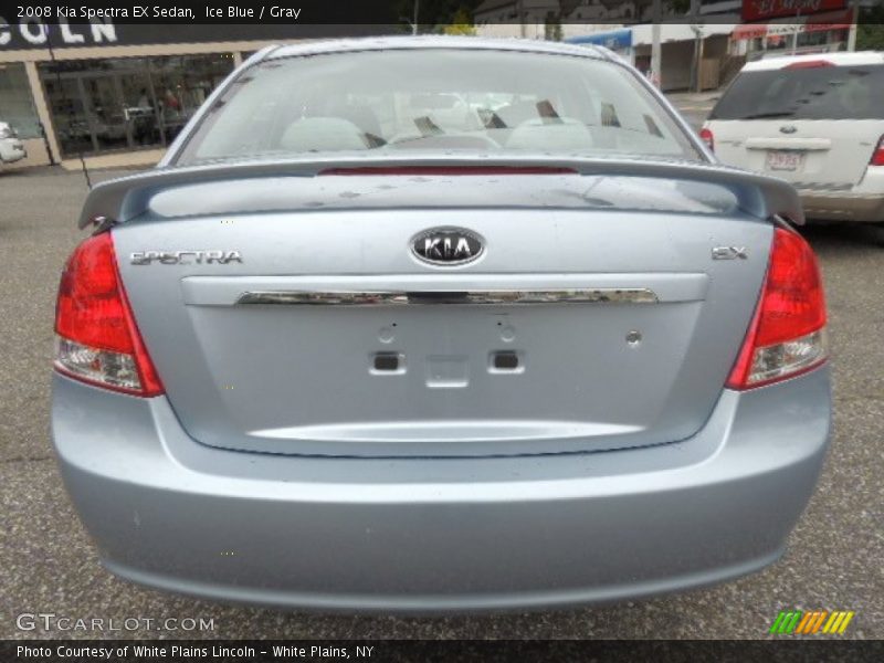 Ice Blue / Gray 2008 Kia Spectra EX Sedan