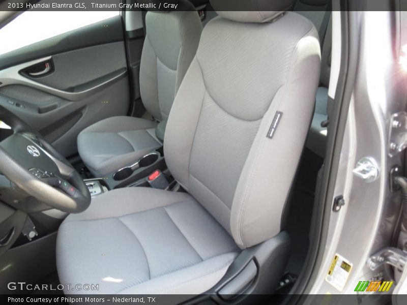 Titanium Gray Metallic / Gray 2013 Hyundai Elantra GLS