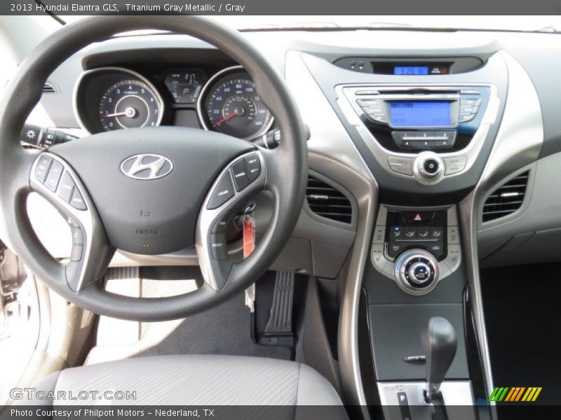 Titanium Gray Metallic / Gray 2013 Hyundai Elantra GLS