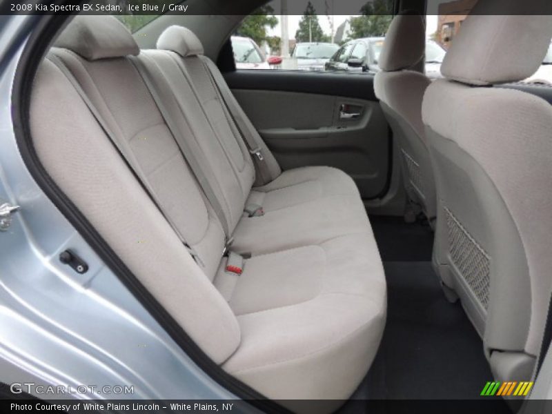 Ice Blue / Gray 2008 Kia Spectra EX Sedan