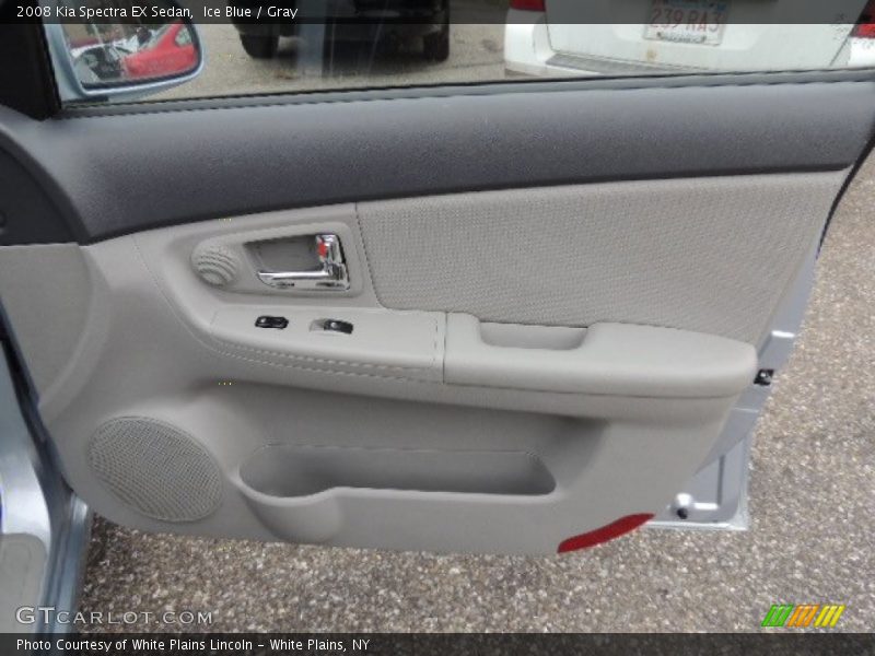 Ice Blue / Gray 2008 Kia Spectra EX Sedan