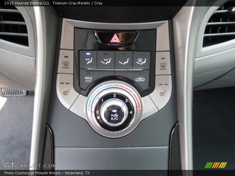 Titanium Gray Metallic / Gray 2013 Hyundai Elantra GLS