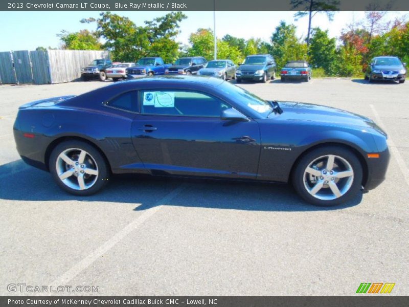 Blue Ray Metallic / Black 2013 Chevrolet Camaro LT Coupe