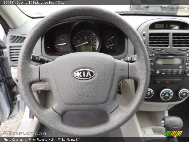 Ice Blue / Gray 2008 Kia Spectra EX Sedan