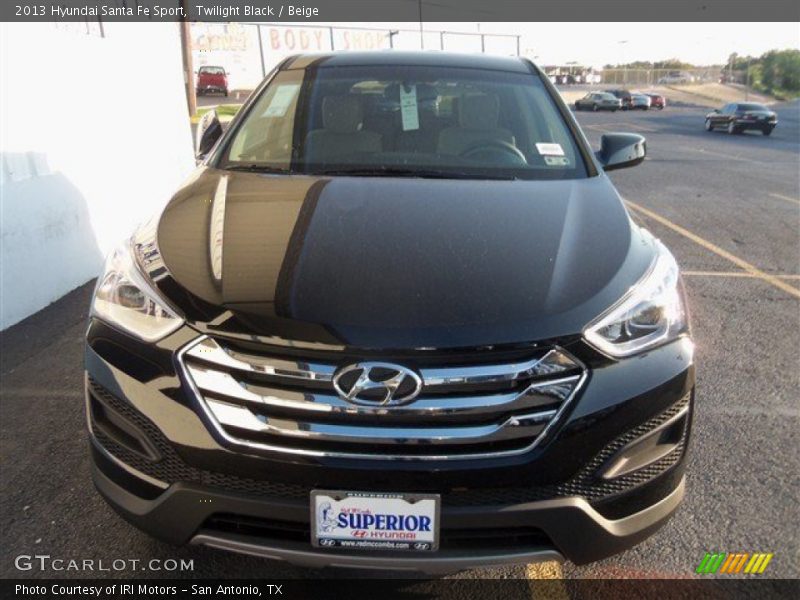 Twilight Black / Beige 2013 Hyundai Santa Fe Sport