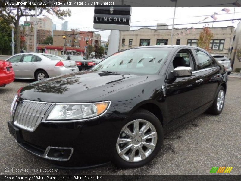 Tuxedo Black Metallic / Dark Charcoal 2011 Lincoln MKZ AWD