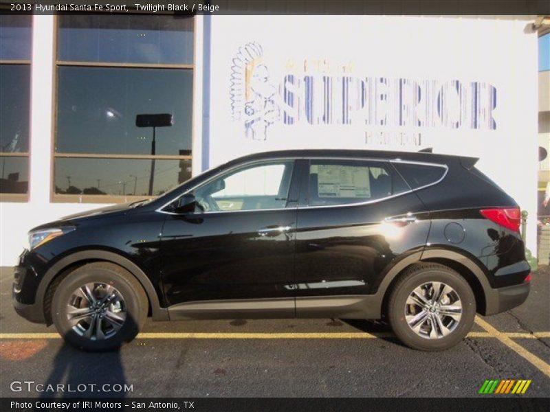 Twilight Black / Beige 2013 Hyundai Santa Fe Sport