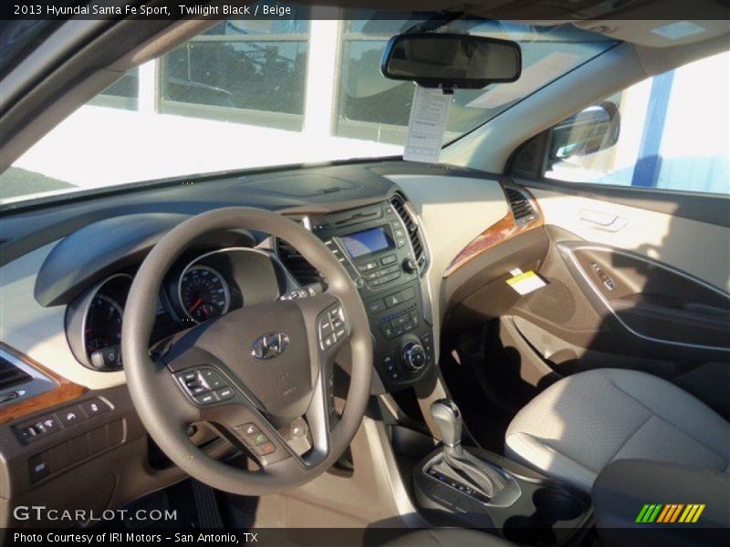 Twilight Black / Beige 2013 Hyundai Santa Fe Sport