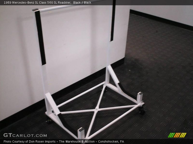 Black / Black 1989 Mercedes-Benz SL Class 560 SL Roadster