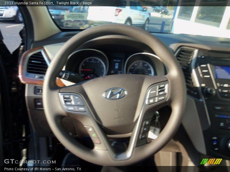 Twilight Black / Beige 2013 Hyundai Santa Fe Sport