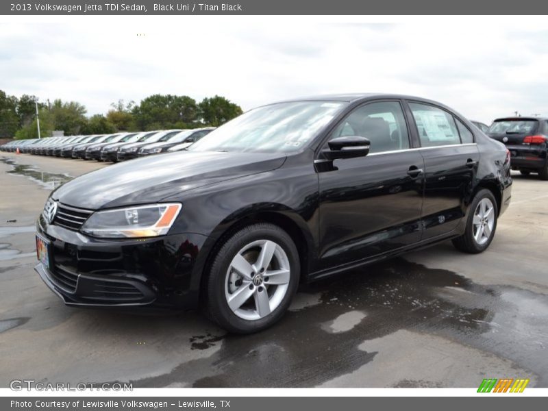 Black Uni / Titan Black 2013 Volkswagen Jetta TDI Sedan