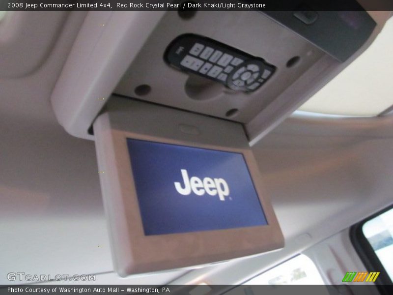 Red Rock Crystal Pearl / Dark Khaki/Light Graystone 2008 Jeep Commander Limited 4x4