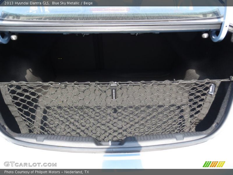 Blue Sky Metallic / Beige 2013 Hyundai Elantra GLS