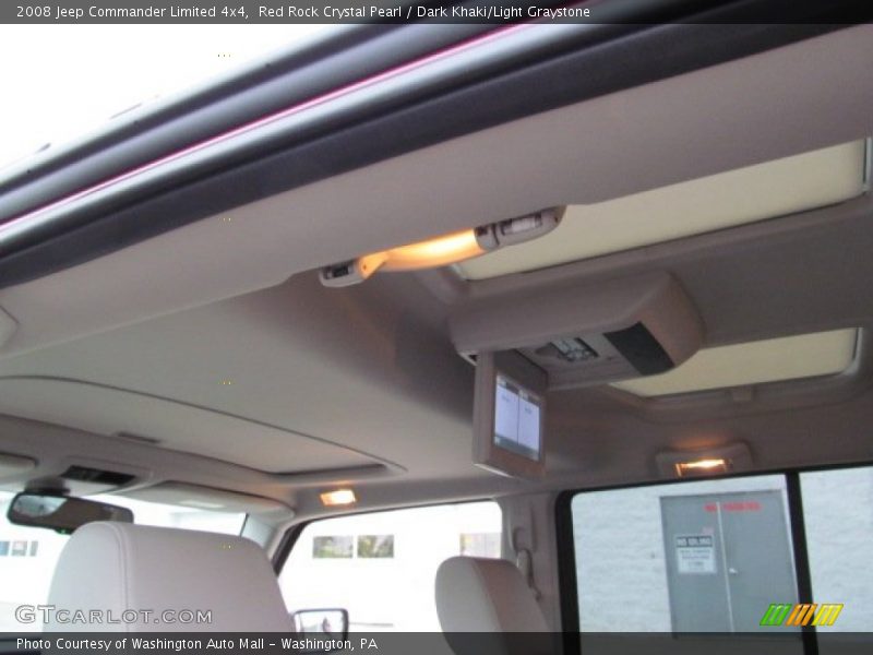 Red Rock Crystal Pearl / Dark Khaki/Light Graystone 2008 Jeep Commander Limited 4x4