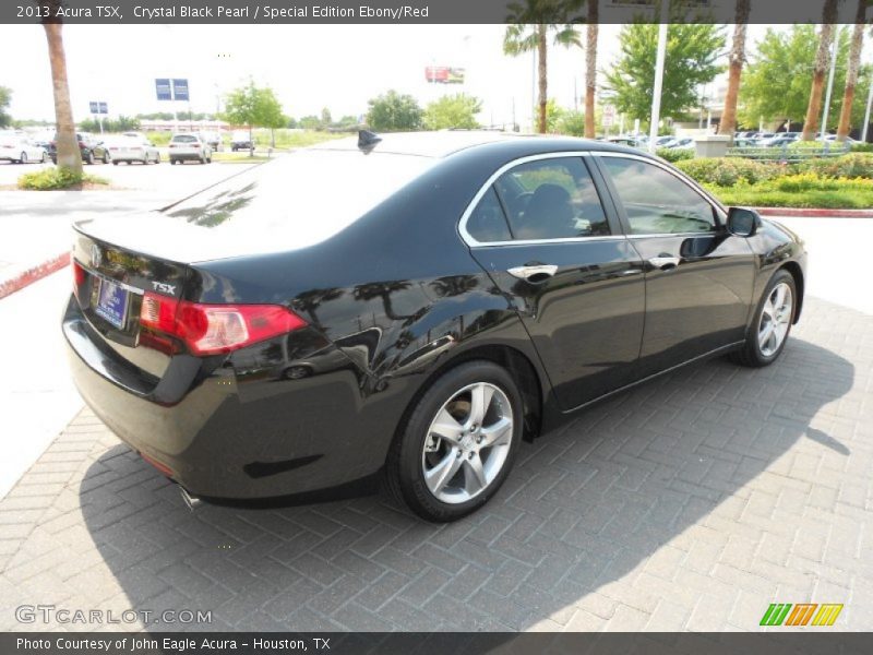 Crystal Black Pearl / Special Edition Ebony/Red 2013 Acura TSX