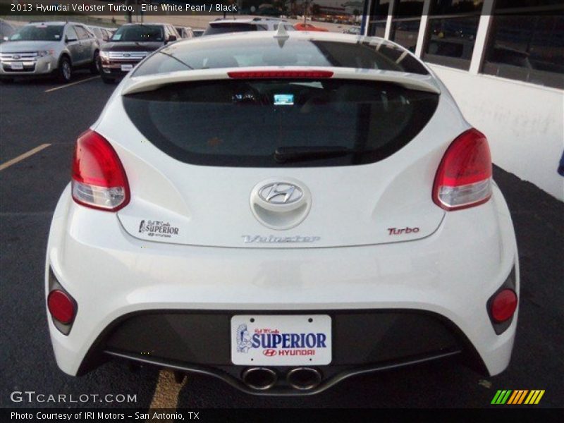 Elite White Pearl / Black 2013 Hyundai Veloster Turbo