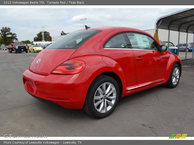 Tornado Red / Titan Black 2013 Volkswagen Beetle TDI