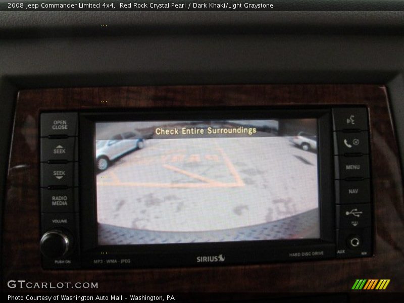 Red Rock Crystal Pearl / Dark Khaki/Light Graystone 2008 Jeep Commander Limited 4x4
