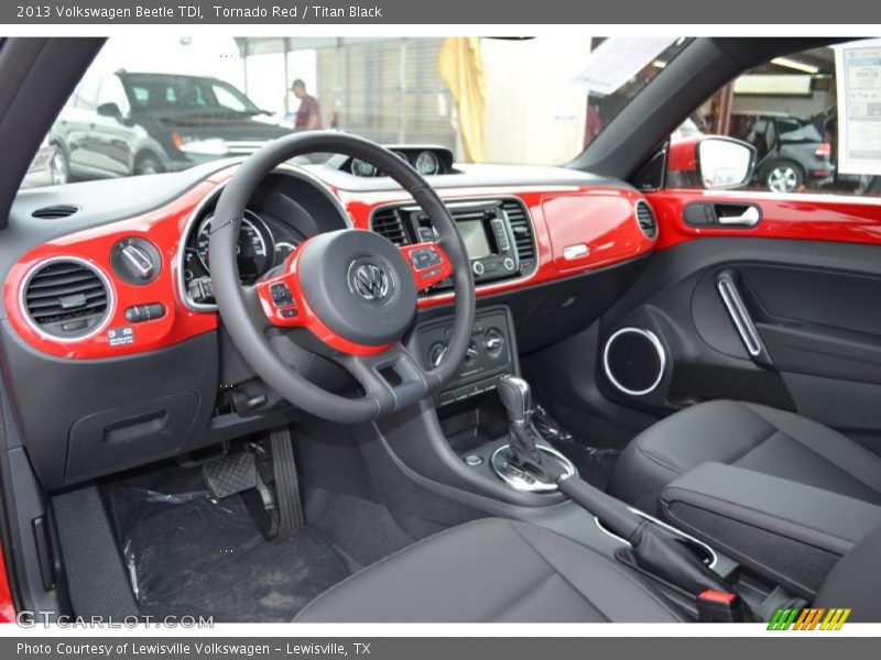 Titan Black Interior - 2013 Beetle TDI 