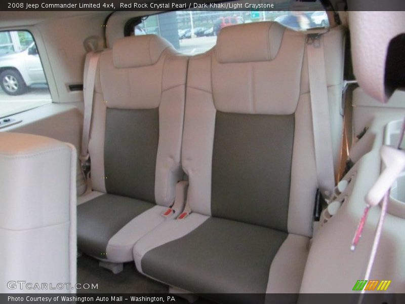 Red Rock Crystal Pearl / Dark Khaki/Light Graystone 2008 Jeep Commander Limited 4x4