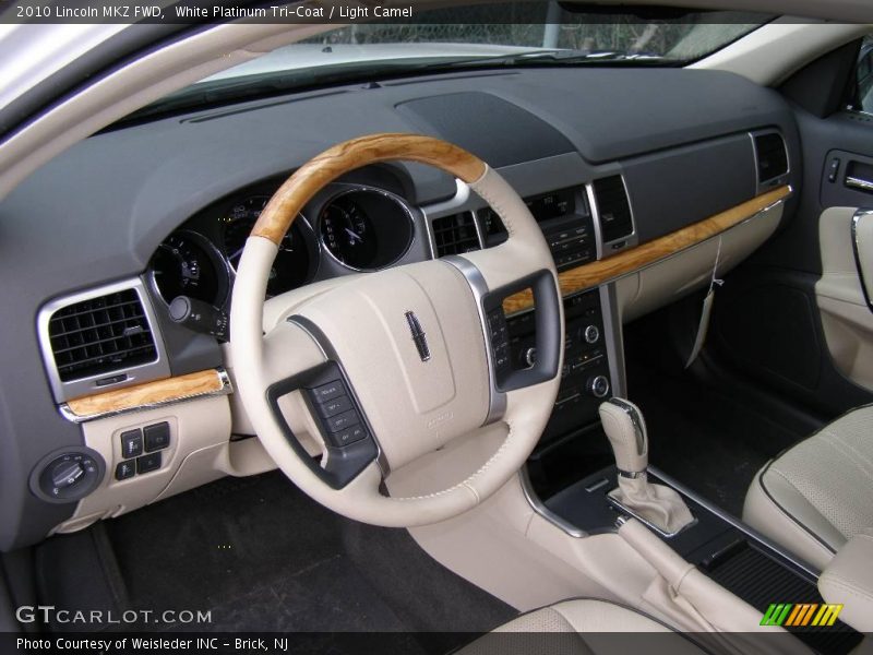 White Platinum Tri-Coat / Light Camel 2010 Lincoln MKZ FWD