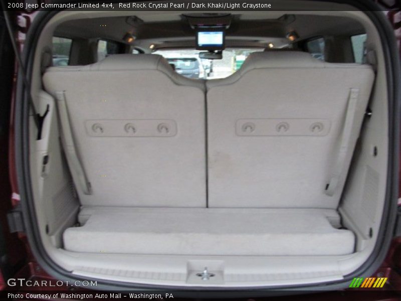 Red Rock Crystal Pearl / Dark Khaki/Light Graystone 2008 Jeep Commander Limited 4x4
